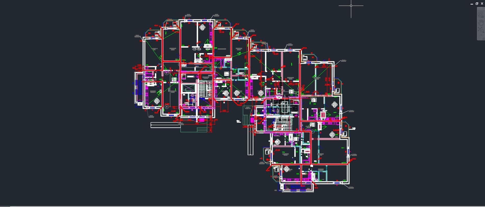 Чертеж жилого дома
