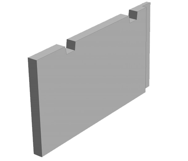 Однослойные бетонные панели